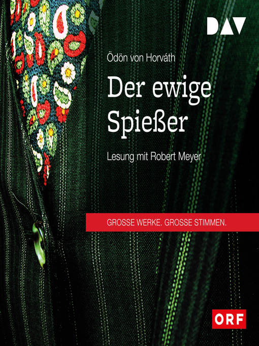 Title details for Der ewige Spießer by Ödön von Horváth - Available